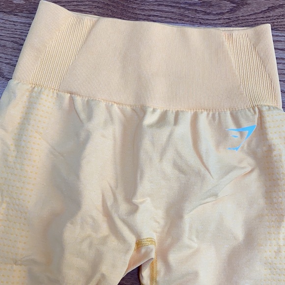 GYMSHARK VITAL SEAMLESS 2.0 LEGGINGS - Yellow Marl - Picture 3 of 8